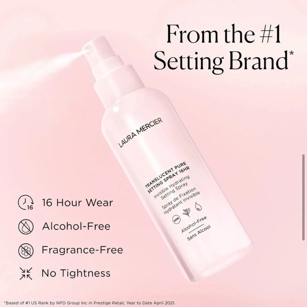 NEW IN BOX Laura Mercier Translucent Pure Setting Spray 100ml